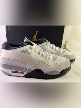 Jordan Low-Top Sneakers - Youth 6 New White, Black, Gray
